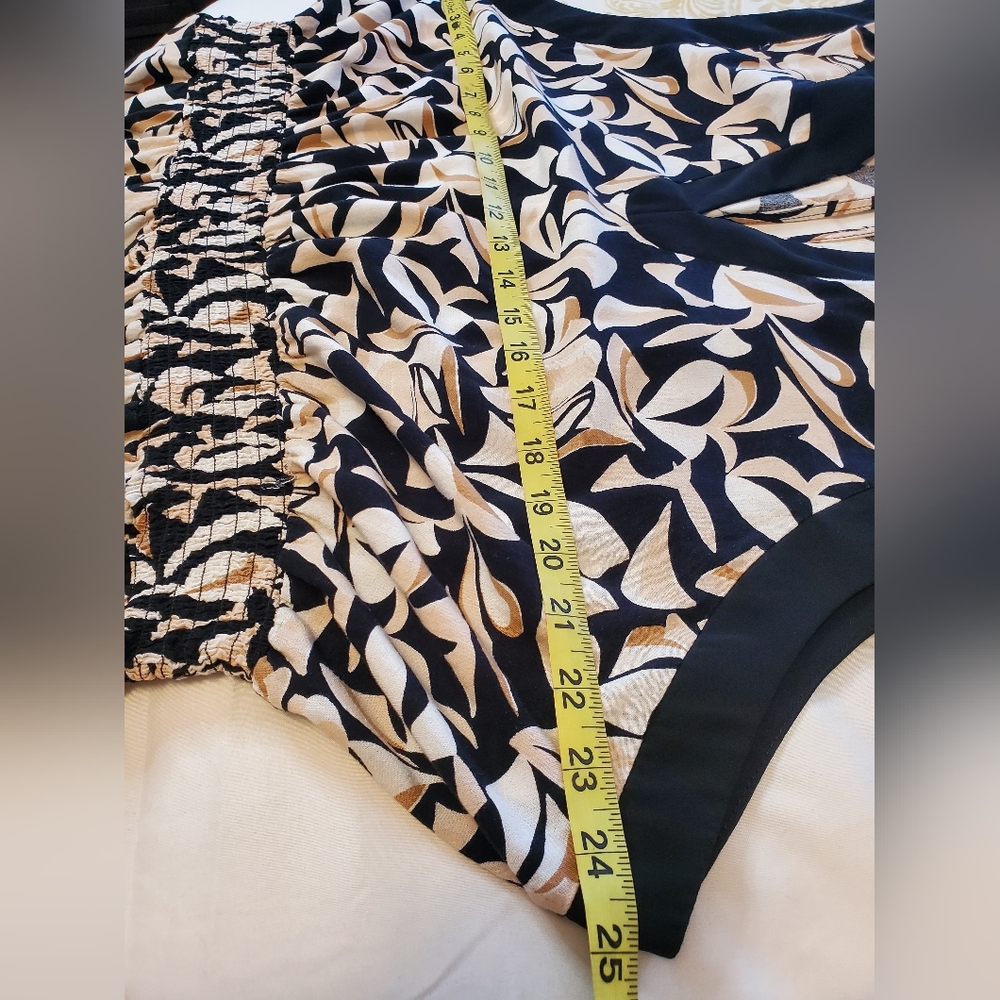 Luxology Womens Sleeveless Print Jumpsuit Size: 3X - Picture 9 of 14